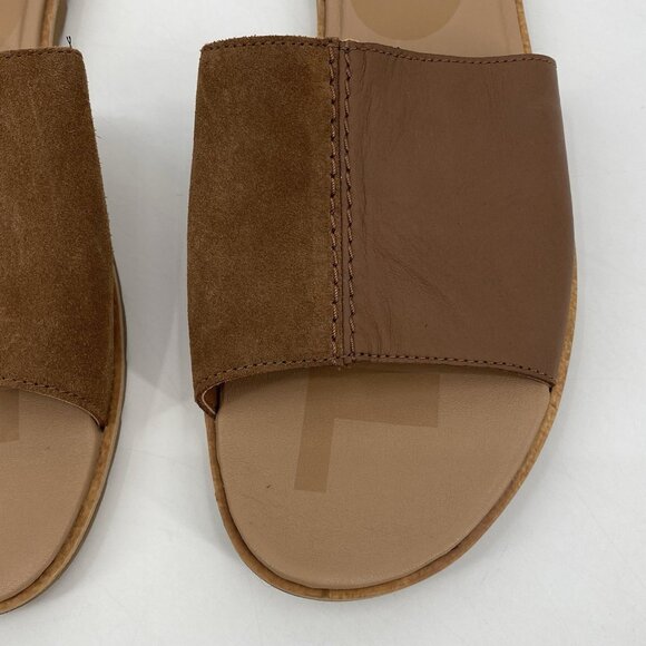 Sorel Women's Size 11 Brown Ella II Leather Solid Print Sandals - Picture 4 of 9